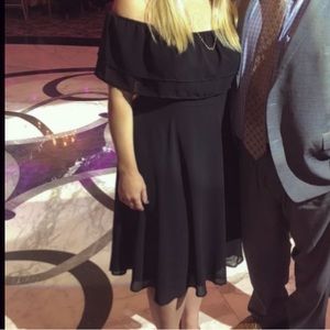 Black dress XL - off shoulder